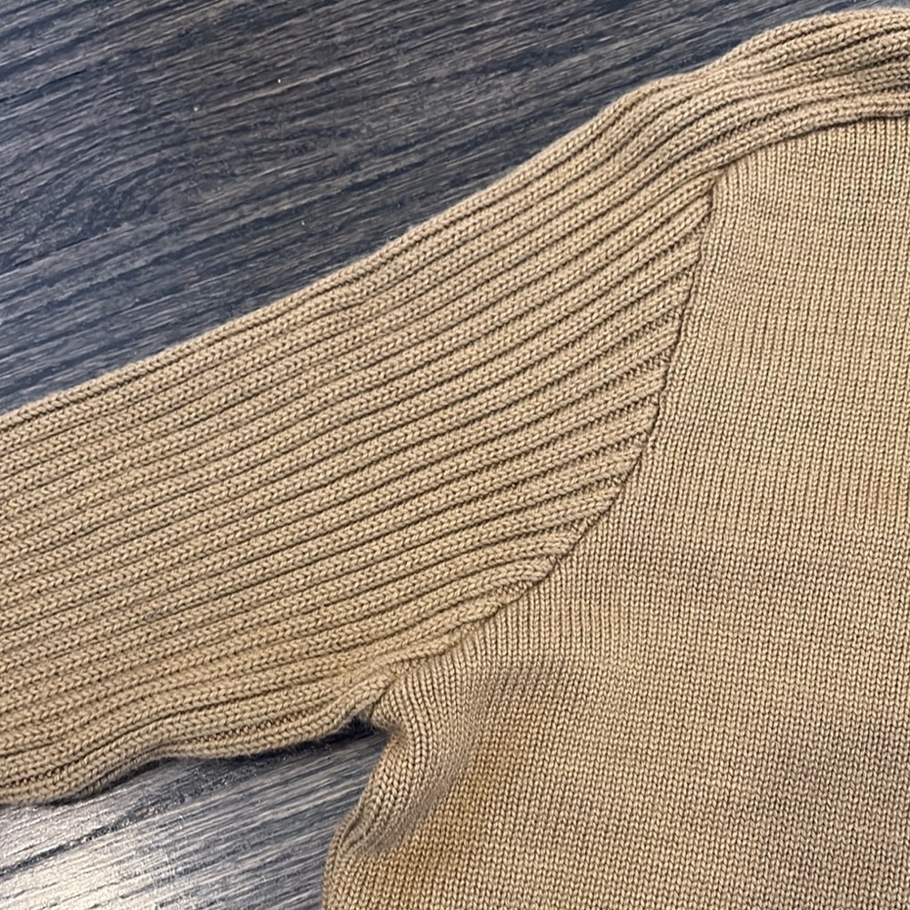 Women’s Tan Turtleneck Sweater by Carmen Moreno size M - Picture 7 of 11